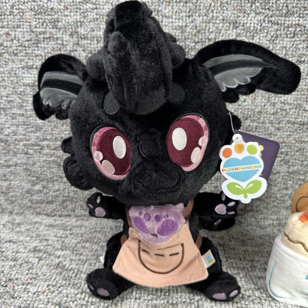 Plushpanion Monty Mothman Eclipse Pals Edition With Props Black NWT